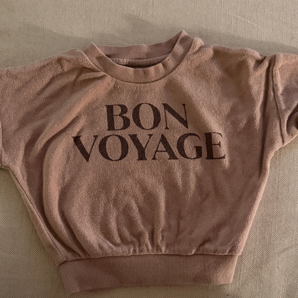 Rylee and Cru Bon Voyage Mauve Sweatshirt